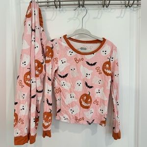 Mud Pie 4T Halloween Pajamas Girls